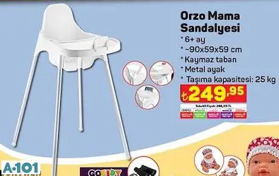 ORZO MAMA SANDALYESİ ORZO MAMA SANDALYESİ